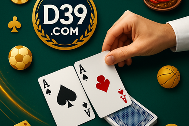 Pessoa feliz usando o aplicativo D39.com em um celular moderno